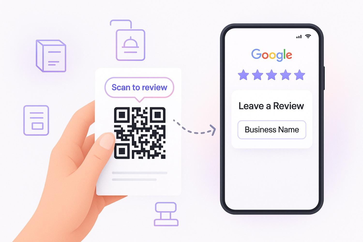 Use QR codes for quick reviews