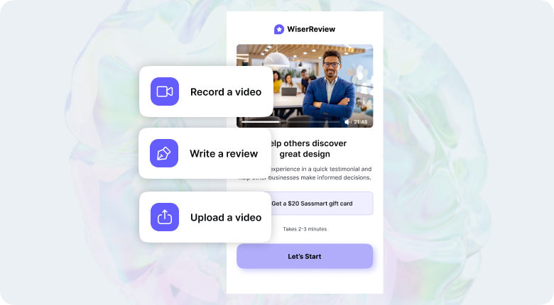 Collect reviews with WiserReview